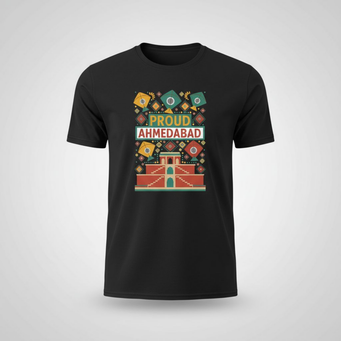 Proud Ahmedabad Heritage T-Shirt – Feel the City, Wear the Comfort