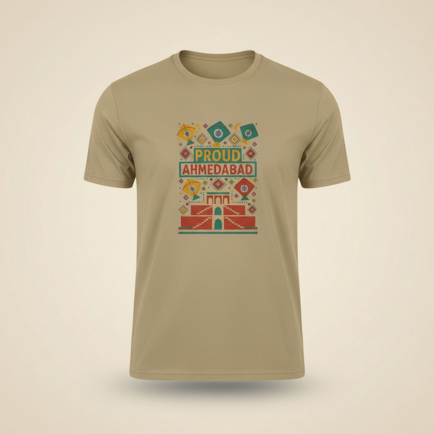 Proud Ahmedabad Heritage T-Shirt – Feel the City, Wear the Comfort