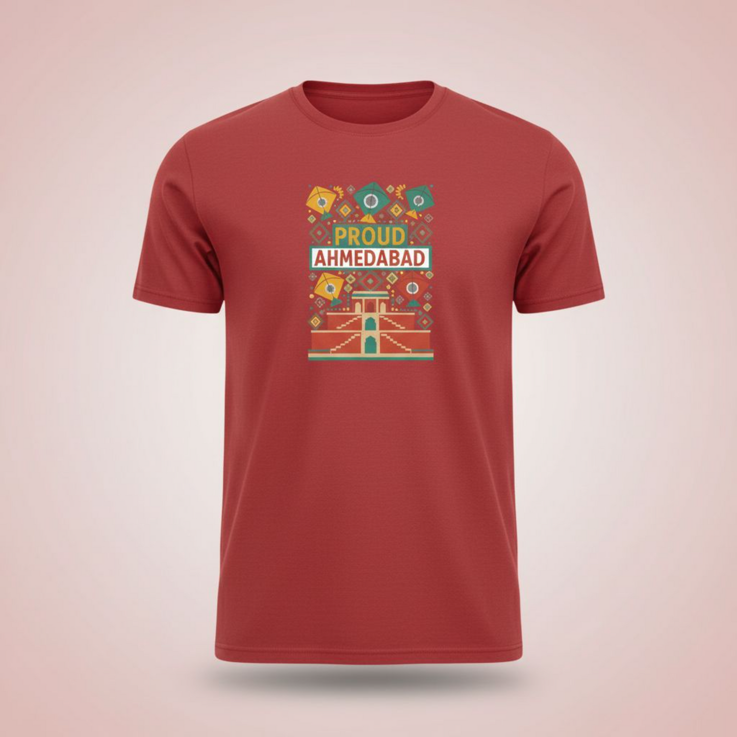 Proud Ahmedabad Heritage T-Shirt – Feel the City, Wear the Comfort