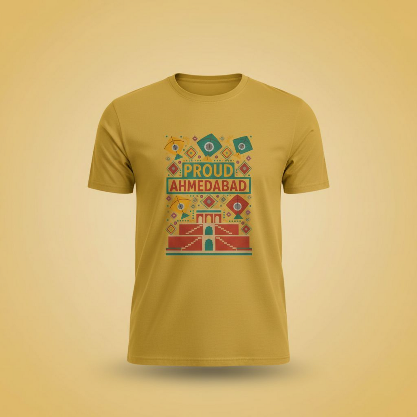 Proud Ahmedabad Heritage T-Shirt – Feel the City, Wear the Comfort