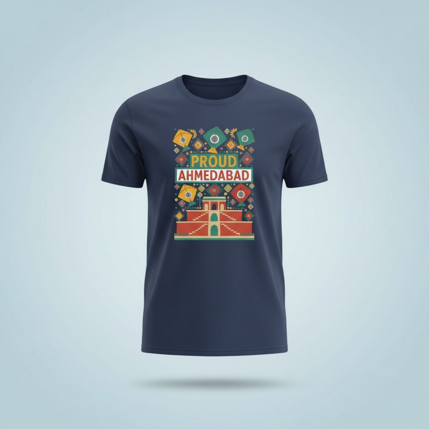 Proud Ahmedabad Heritage T-Shirt – Feel the City, Wear the Comfort